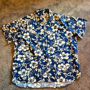 Hilo Hattie Navy Floral Shirt XXL